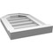 Ekena Millwork Octagonal Top Surface Mount PVC Gable Vent w/ 2"W x 2"P Brickmould Sill Frame, 12"W x 18"H GVPOT12X1803SN - alternate 4